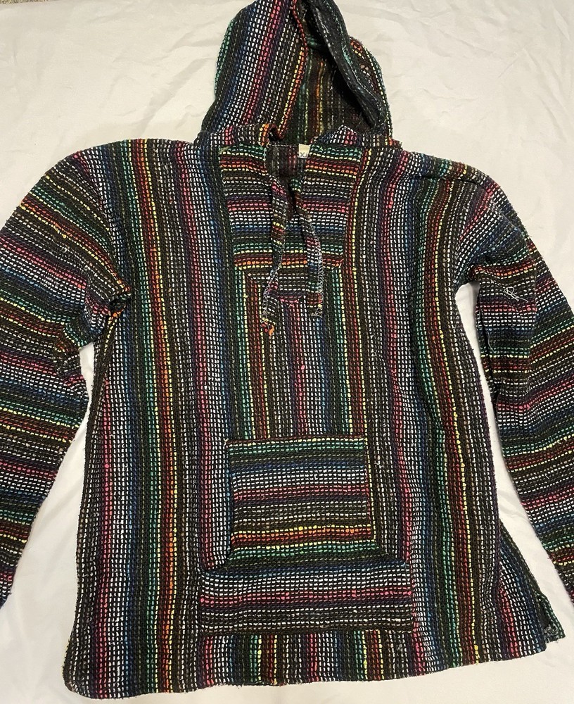 Unbranded Woven Hoodie Multicolor Size Xl See Pictures Detail/ Wear