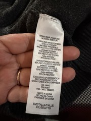 Modern Ambition Men’s Full Zip Hoodie Sweater, Dark Gray, Size XXL