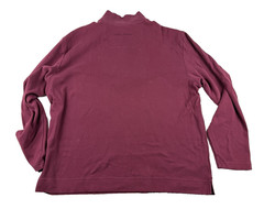 Tommy Bahama Men’s XL Burgundy 1/4 Zip Pima Cotton Pullover Sweatshirt