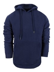 Hoodie Pullover Jacket Fleece Pull-Over Kangaroo Carry Pocket SLIM FITTING Hoody