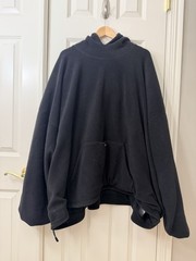 Yeezy GAP Polar Fleece Padded Hoodie BLACK SIZE XXL Engineered By Balenciaga