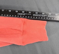Nike Sweater Mens Small Coral Swoosh Logo Club Fleece Pullover Sweatshirt Hoodie