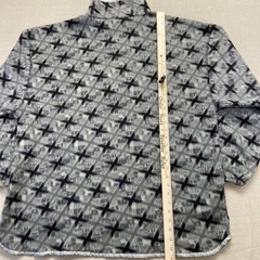Vintage Bugle Boy Fleece Jacket Mens XL Tribal Aztec 1/4 Zip AOP