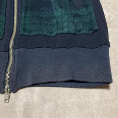 Vivienne Westwood MAN Double Zip Hoodie Orb Logo Green size 44 Made in japan