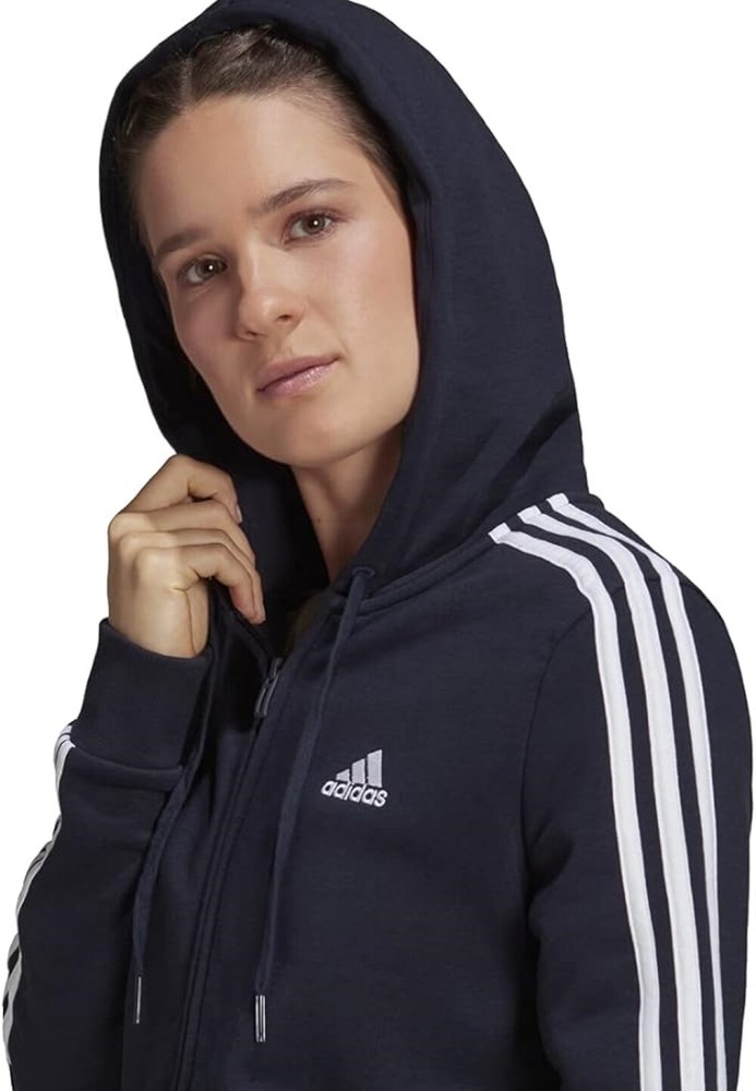 ADIDAS Essentials WOMEN Fleece 3-Stripes Full-Zip Hoodie