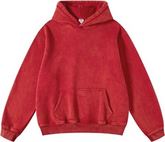 Mens Pullover Oversized Hoodie Cotton Hooded Sweatshirt Heavyweight Hoodie