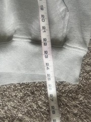 Heather Light Gray Hours Brand Drop Shoulder Hoodie Small Size Relaxed Oversize