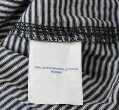 Lands End Hoodie Mens Medium (38-40) Striped 100% Cotton Drawstring