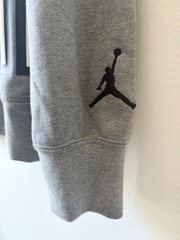 Air Jordan Men’s Gray Jumpman Graphic Fleece Pullover Hoodie Size S