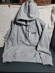 Monstercat Grey Pullover Drawstring Hoodie Size Small Brand New