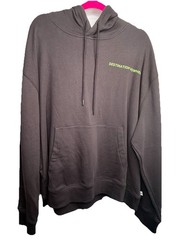 Mode of One MEN’S Jet Gray Destination Nowhere Hoodie Fleece Wall Sz. XL NWT
