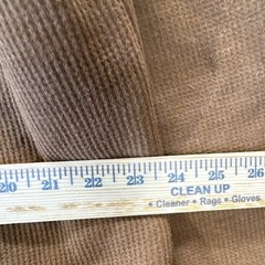 Coleman Men’s Brown Sherpa Lined Henley Pullover Fleece Sweatshirt XL Pockets
