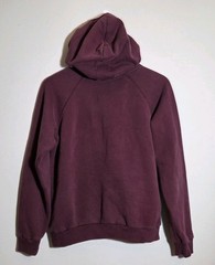 Polo Ralph Lauren Mens Medium Burgundy Hoodie Pony Logo Fleece Pullover