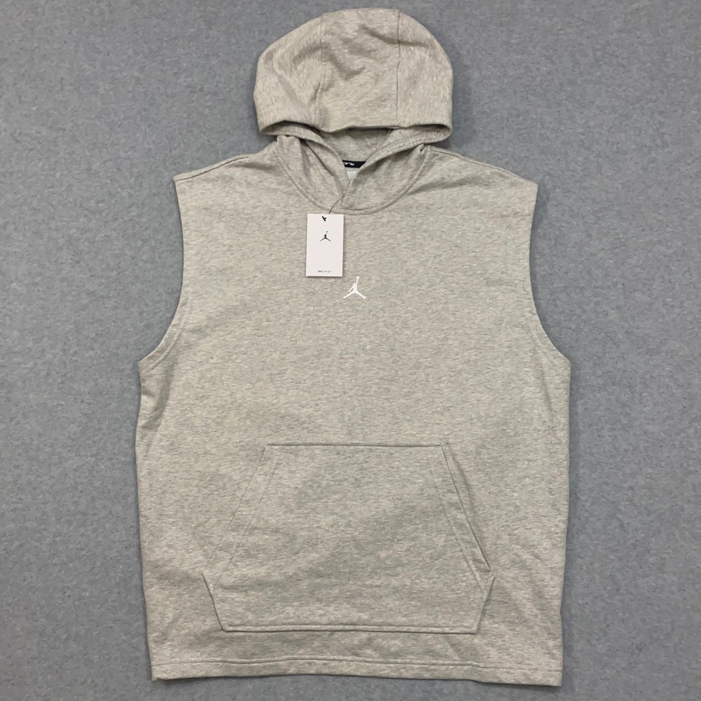 Nike Jordan Sport Crossover Dri-FIT Sleeveless Hoodie Grey Men’s L HF9938-050