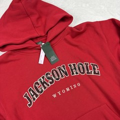 Wild Fable Hoodie adult S Red Pullover Oversized Hooded Pockets Embroidered Logo