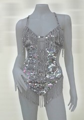 Da NeeNa M540 Little Rabbit Showgirl Vegas Stage Leotard Bodysuit XS-XL