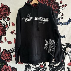 Vlone Pop Smoke Faith King of New York Hoodie Sweatshirt Drill Rap Hip Hop L