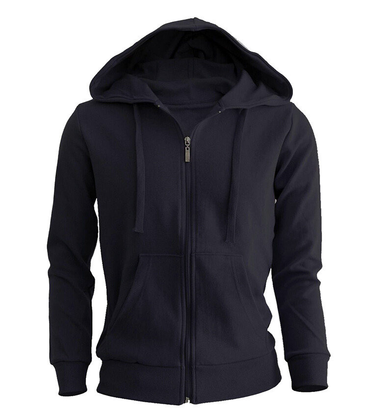 Men’s Heavyweight Zip Up Hoodie Jacket Cotton Full Zipper Hooded Sweatshirt Warm