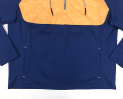 Peter Millar Military Orange Camo Colorblock Stretch Golf Pullover Hoodie Jacket