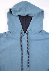MBX Mens Hoodie Sweatshirt M Pullover Fleece Long Sleeve Sustainable Blue NEW