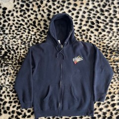 Vintage Quiksilver Floral Logo Full Zip Hoodie