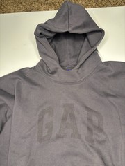 Yeezy Gap Engineered by Balenciaga Dove Hoodie Washed BLACK Size Large