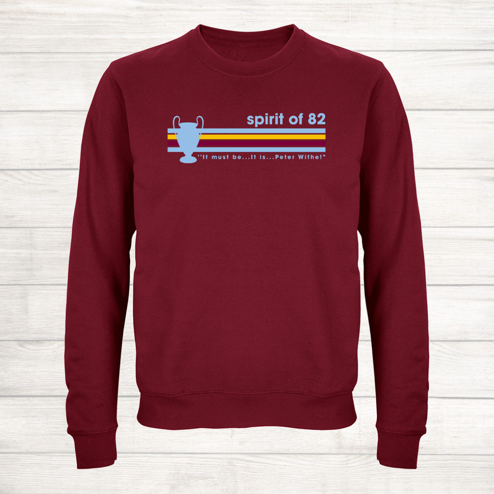 Aston Villa Football Spirit of 82 Prepared The Holte End UTV Sweatshirt