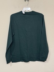 Gap Men’s Green Long Sleeve Crew Neck Comfort Basic Everyday Soft Sweatshirt L