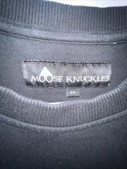 Moose Knuckles Denison Sweatshirt Model #M30MS618292 Black Crew Neck Small Wow!