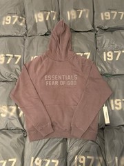 Fear of god Essentials Plum Hoodie Size M! Brand New