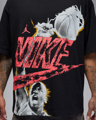 *NEW* Men NIKE AIR JORDAN Reissue Oversized T-Shirt BLACK (HQ9093 010) 👍
