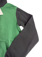 Nike Color Block Club Fleece Pullover Hoodie Men’s M Green/Black New