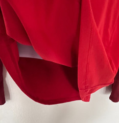 Rab Force Hoodie Large Red Lightweight Breathable Performance Wicking Base Layer