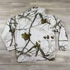 Gander Mountain Realtree White Camo Pullover Hoodie Logo Hunting Outdoor Men’s M