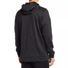 Nike Therma FIT Mens Fleece Gym Fitness Training Pullover Hoodie Black XL