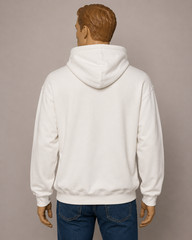 NWT Winchester Hoodie Men’s Large White Camo Logo Pullover Hooded Sweatshirt