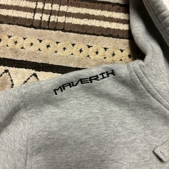 Maverik Lacrosse Hoodie Mens Medium Vikings Gray Sweatshirt Running Gym