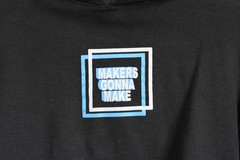 Unisex Big City Makers Gonna Make Hoodie Pullover XSMALL Black