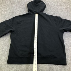 Aeropostale Cloud Soft Hoodie Sweatshirt Mens Small Black Full Zip Fleece Solid