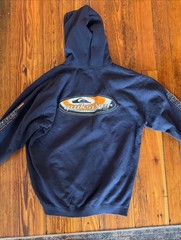 Quicksilver Vintage 90s Y2K Blue Sweatshirt Size Xl