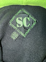 VTG Street Closed Fleece Colorblock 1/4 Zip Pullover Size XL