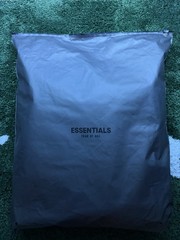 Essentials Black Stretch Limo Hoodie