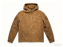 Baerskin Tactical Fleece Full Zip Hoodie Large Black Jacket Outdoors Preppy Mens