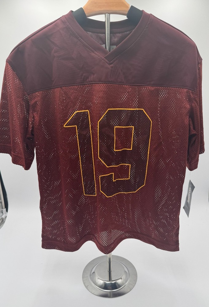 Black History Month Adult Jersey XS NWT Brown Together We Rise #19 Graphic Shirt