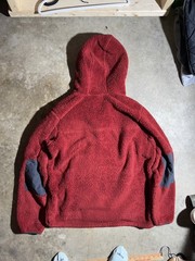 The North Face Campshire Men’s Red 1/4 Zip Fleece Hoodie Size Medium