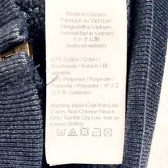 J.Crew Hoodie Mens XL Navy Blue Authentic Fleece Sweatshirt Full Zip Front