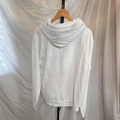 Talentless Hoodie Mens M White Heavyweight 100% Cotton Made Mexico Streetwear