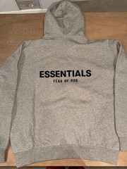 Essentials Fear Of God Dark Oatmeal Grey Set Hoodie & Pants Brand New Size L NWT
