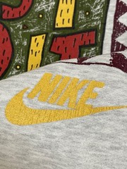 Nike Vintage 90s Crewneck Sweatshirt Oversized Grey Just Do It Size S-M