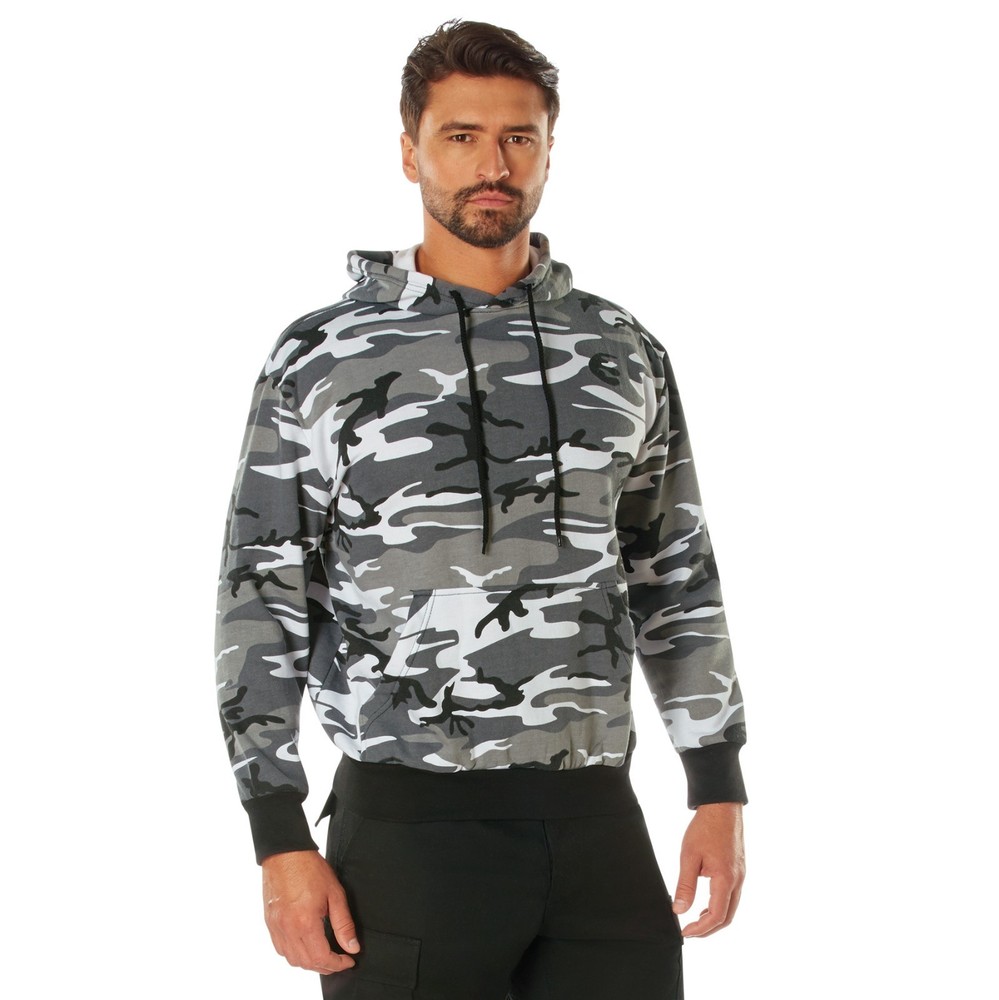 Rothco Camo Pullover Hooded Sweatshirt | 2XL | City Camo | 2691